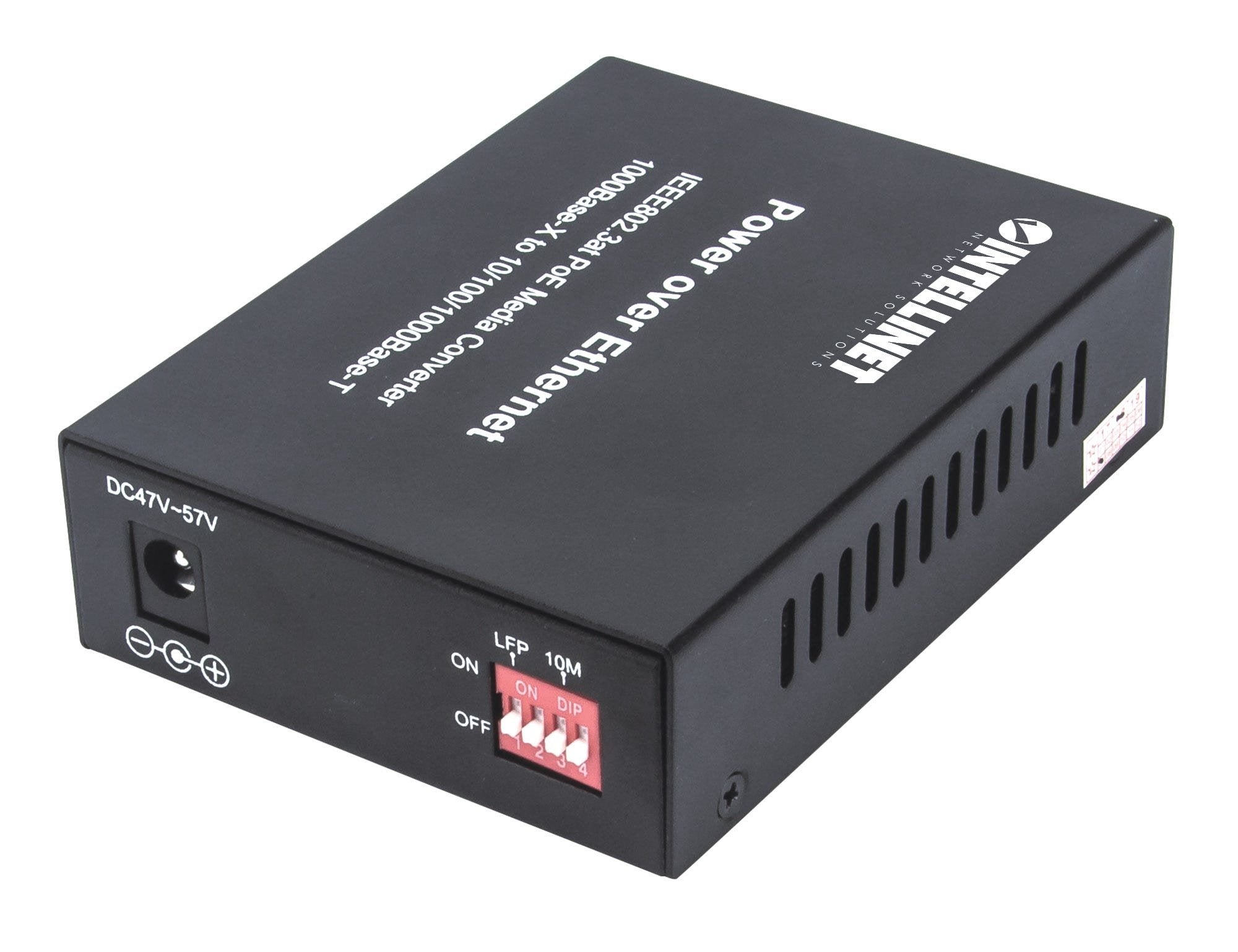 EAN 0766623508216 - Intellinet 508216 convertidor de medio 1000 Mbit/s Negro imagen 7