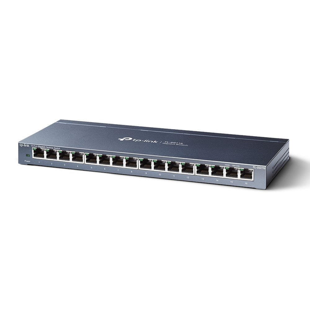 Switch No Gestionable Tp-Link Sg116 16p Giga Carcasa Metalica No Rack