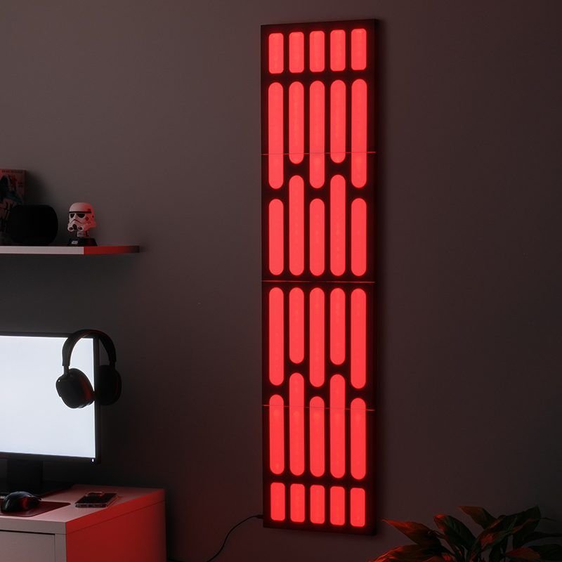 Lámpara Panel Decorativa Paladone Star Wars Estrella De La Muerte