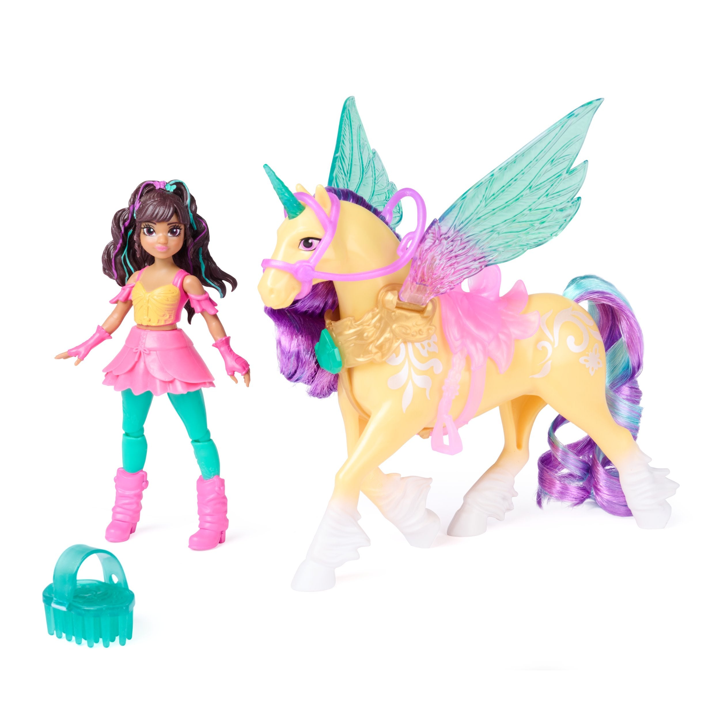 Spinmaster Unicorn Academy - Wing Magic Ava & Leaf Spielset 6076941