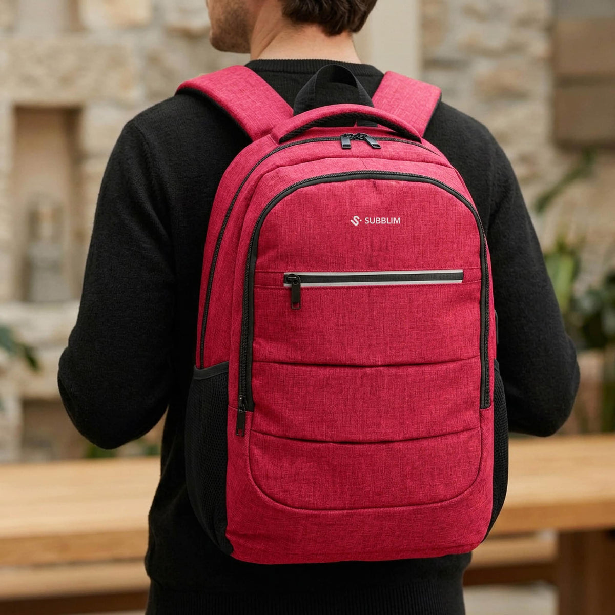 EAN 8436586743901 - SUBBLIM City Plus mochila City backpack Rojo Poliéster imagen 8
