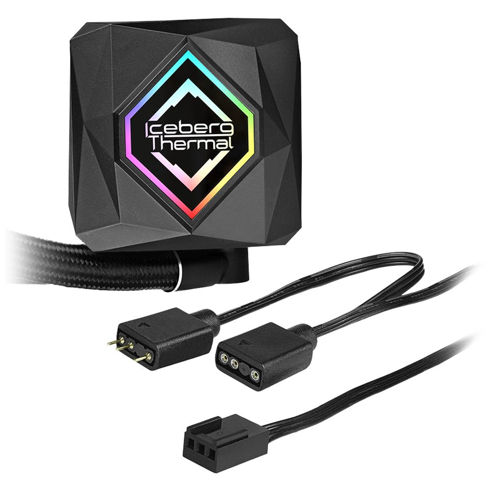 Iceberg Thermal Icefloe Oasis 360 Procesador Sistema De Refrigeración Líquida Todo En Uno 12 Cm Negro 1 Pieza(S)