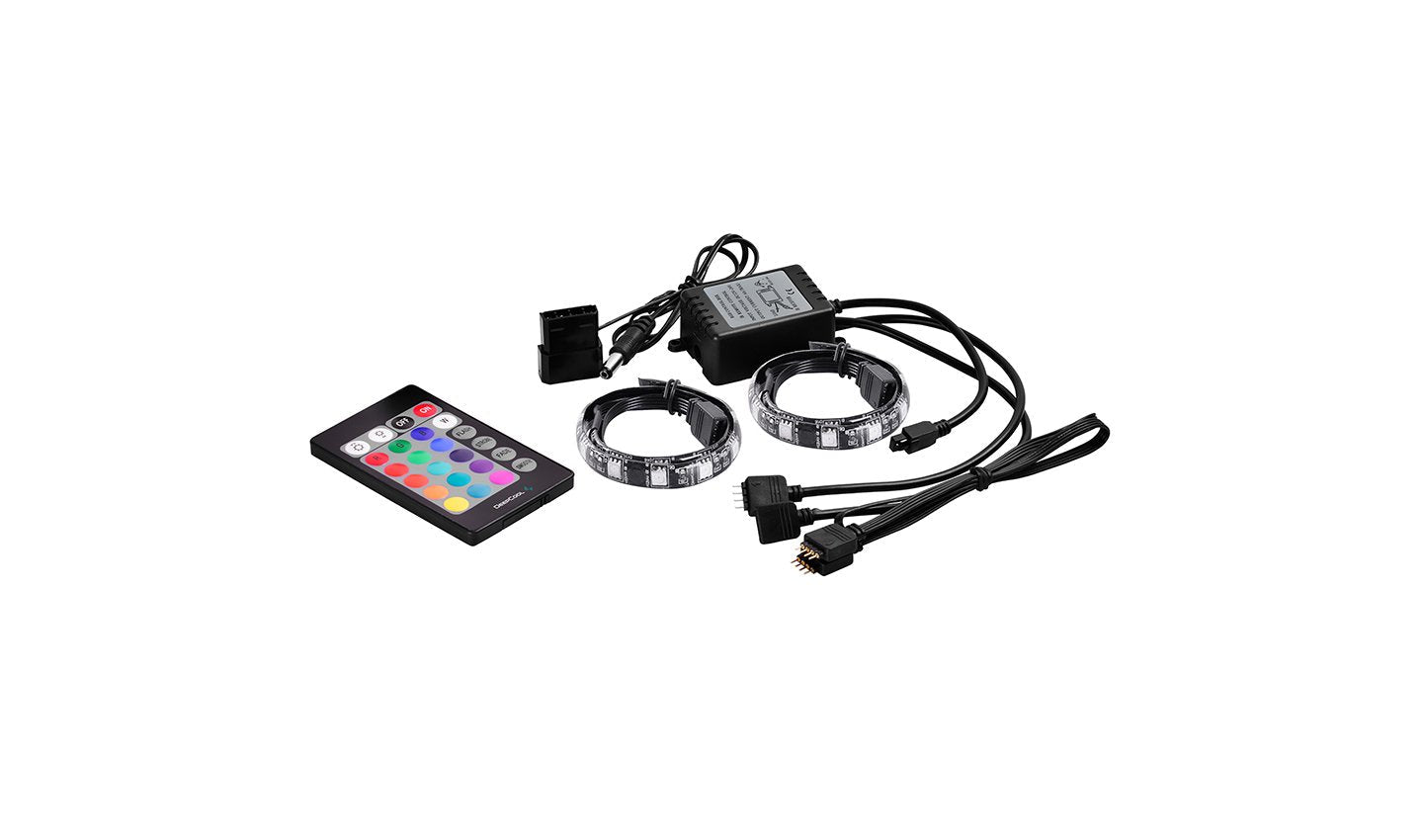 Deepcool Rgb Color Led 350 Strip Lighting Kit Magnético Con Mando A Distancia