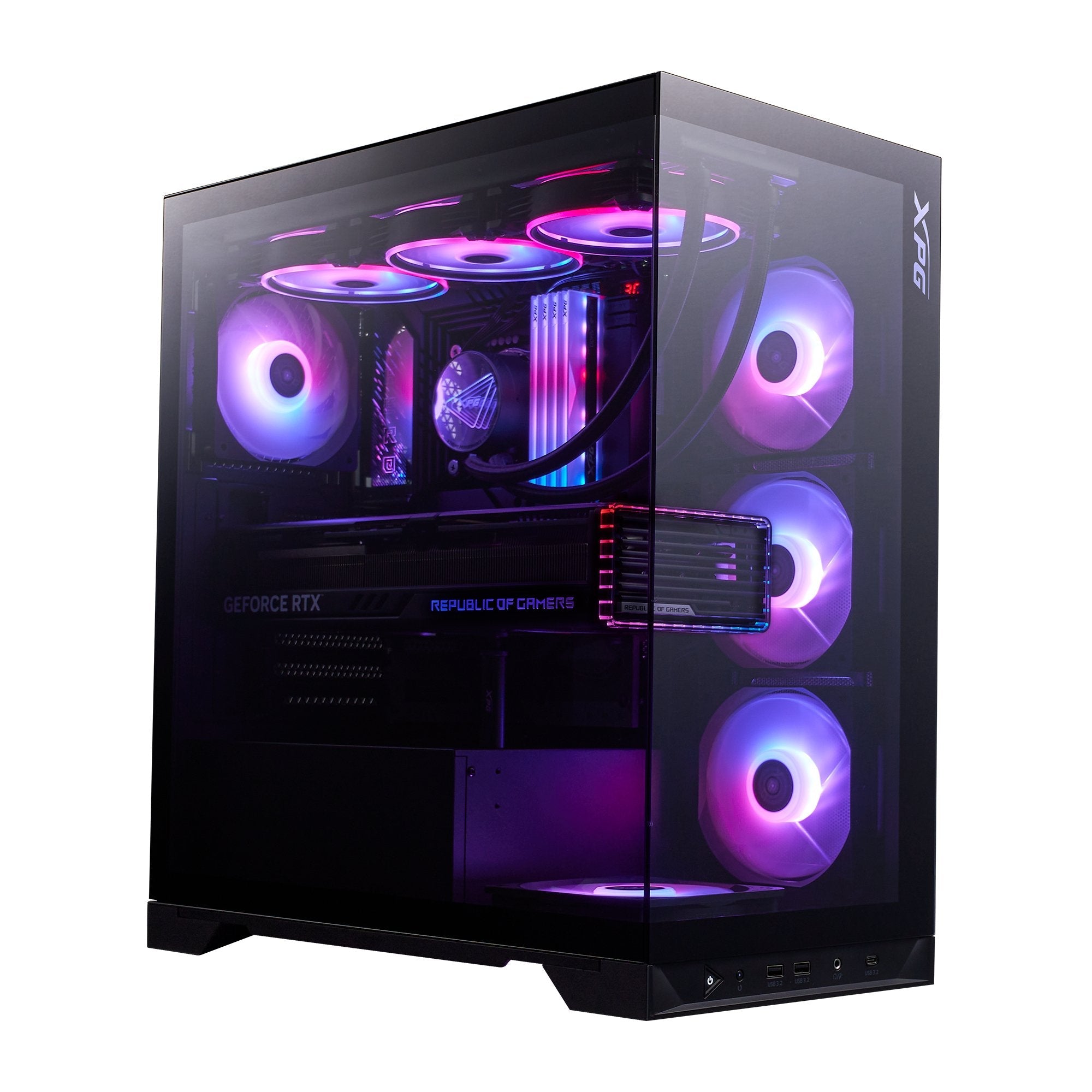 Caja Pc Geh Xpg Invader X Btf Atx Midi Tower Negro Retail
