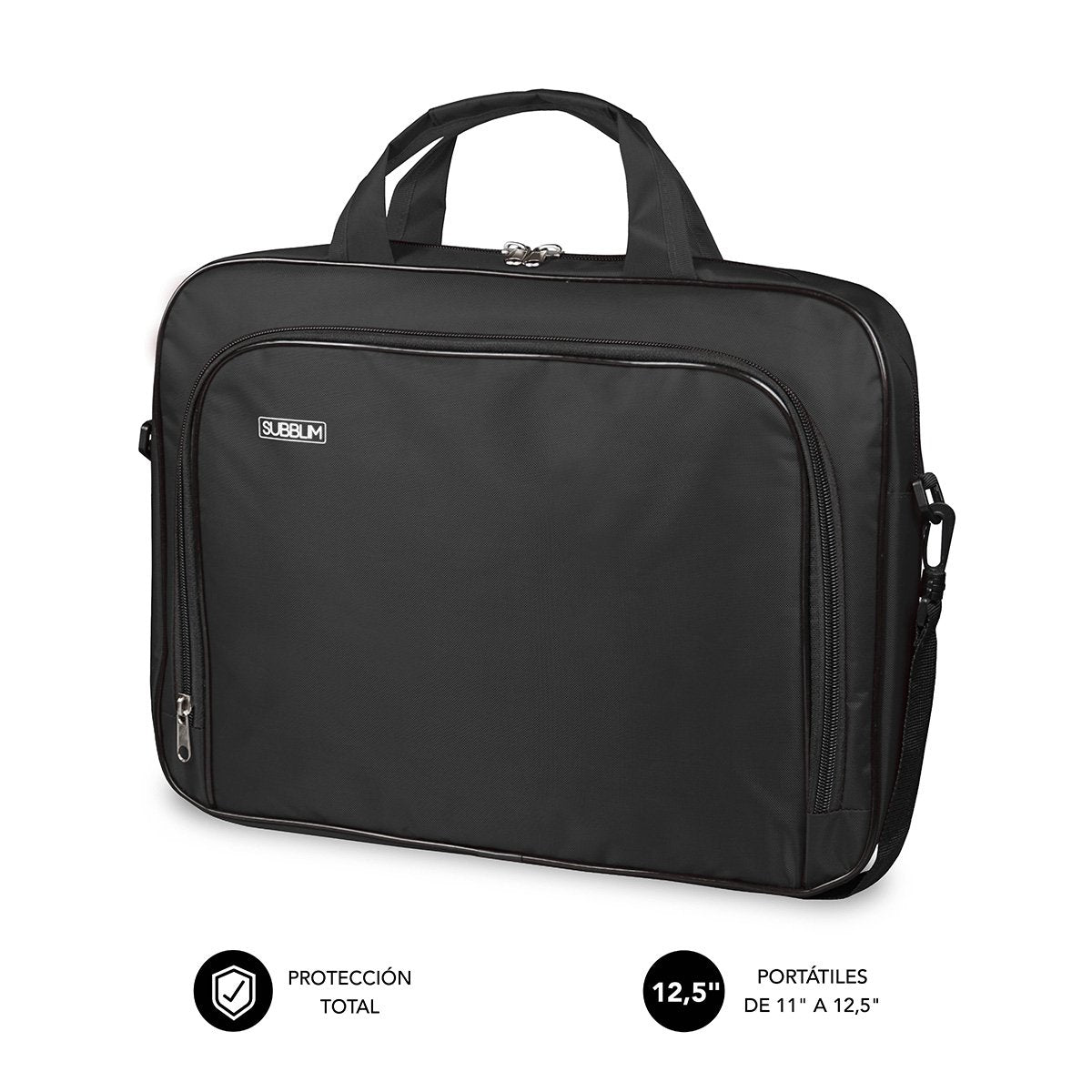 EAN 8436586741211 - SUBBLIM SUB-LB-1OLB001 maletines para portátil 31,8 cm (12.5") Maletín Toploader Negro imagen 1