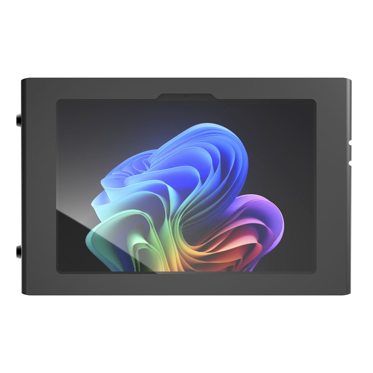 Compulocks Carcasa Cámara Y Sensores Frontales/Reversales Expuestos Inclinación Para Pc Tablet Secure Bloqueable Marco De Metal Negro Tamaño De Pantalla: 12" Se Puede Instalar En La Pared