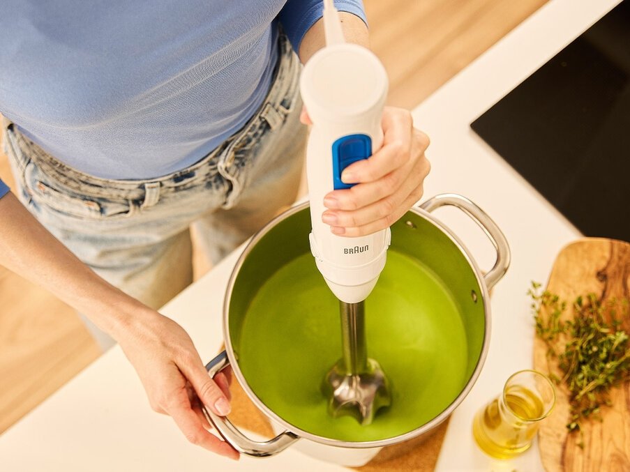 EAN 8021098005083 - Braun MultiQuick 3 MQ30202M Batidora de inmersión 900 W Blanco imagen 5