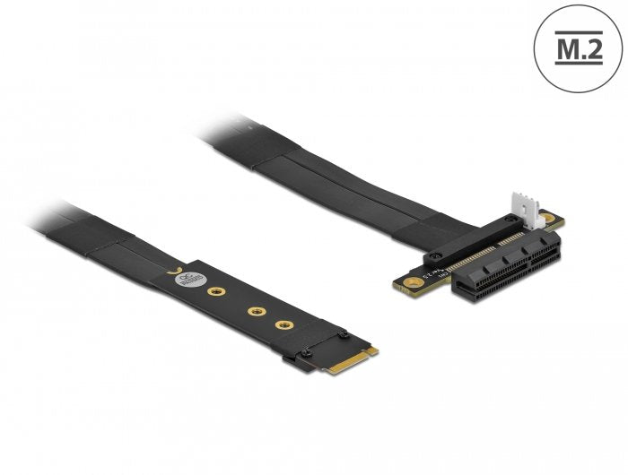 Delock M.2 Key M> Pcie X4 Nvme Adaptador Cable Negro, 20 Cm 64131