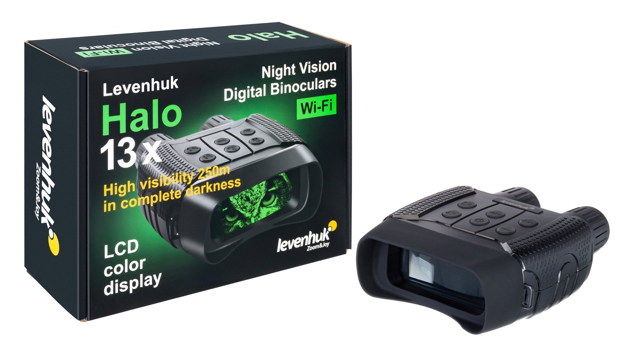 Prismáticos Digitales De Visión Nocturna Levenhuk Halo 13x