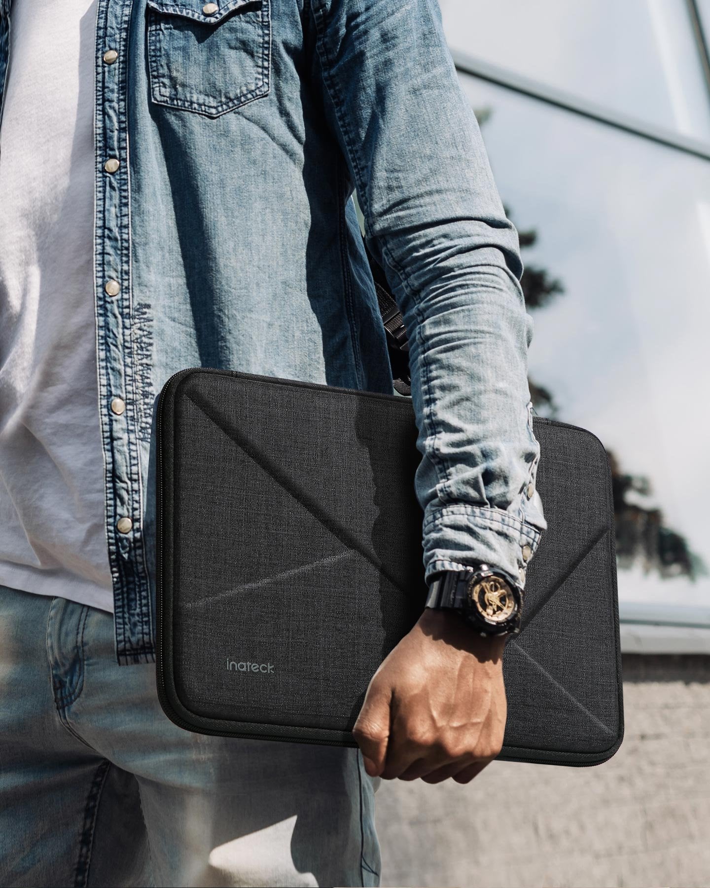 Inateck Laptoptasche 13" Con Zubehörtasche Lb01007-13_negro