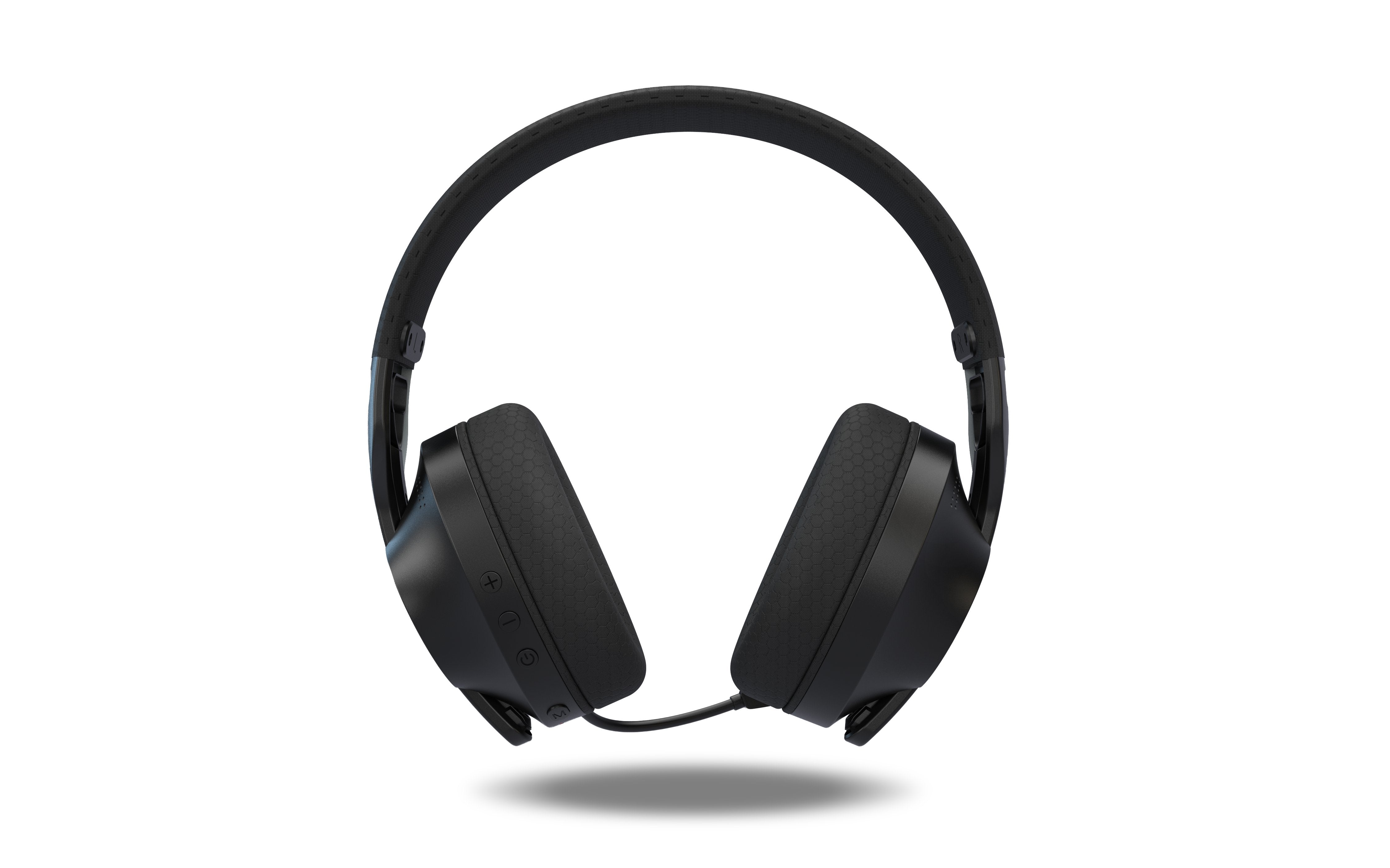 Auriculares Gaming Inalámbricos Con Micrófono Krom Phase Bluetooth Jack 3.5 Usb 2.0 Negros