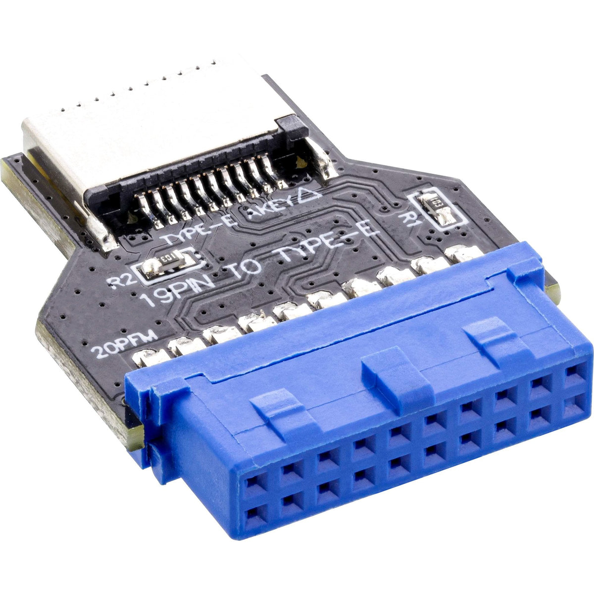 Inline® Usb 3.0 Mainboard A Usb 3.2 Type-E Key-A Adaptador Internal