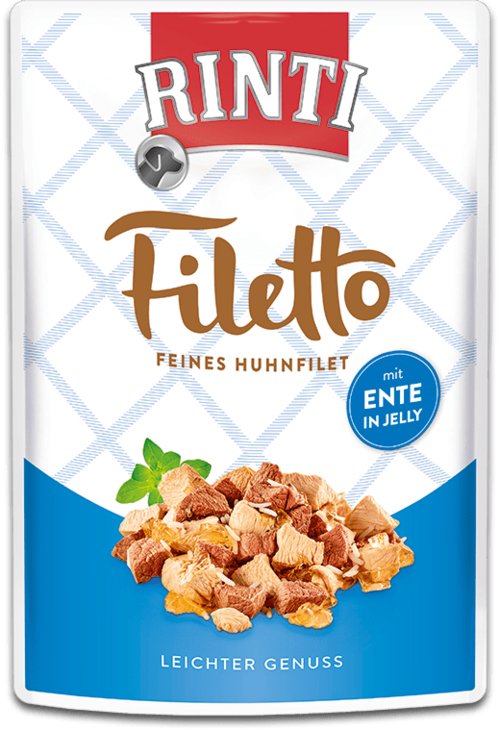 Rinti Filetto Chicken Fillet With Duck - Comida Húmeda Para Perros - 100g