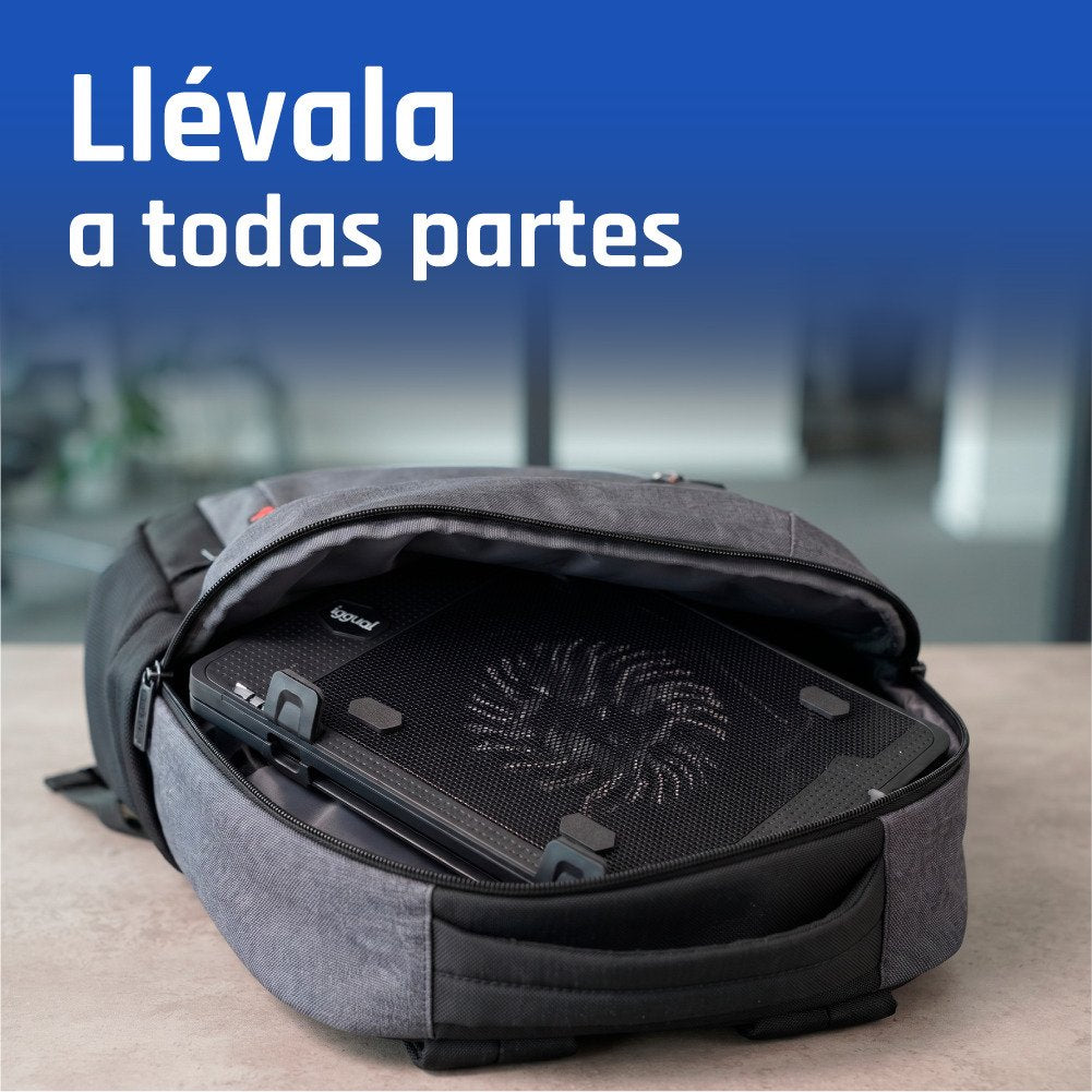 EAN 8435364316764 - iggual RP1V17 Soporte para ordenador portátil Negro 43,2 cm (17") imagen 7