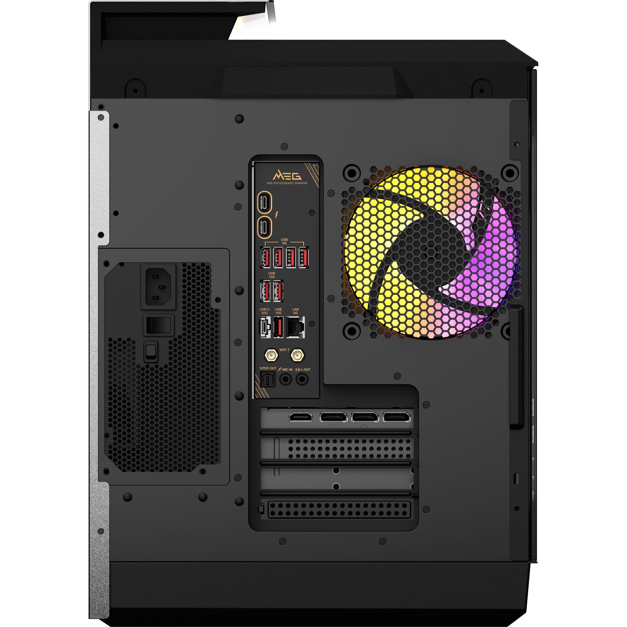 EAN 4711377288743 - MSI MEG Vision X AI 2NVZ9-003EU Intel Core Ultra 9 285K 64 GB DDR5-SDRAM 2 TB SSD NVIDIA GeForce RTX 5090 imagen 9