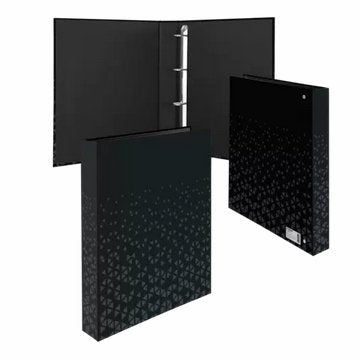 Herma Fotobook Schwarz    Din A4 4-Ring-Mechanik            20152