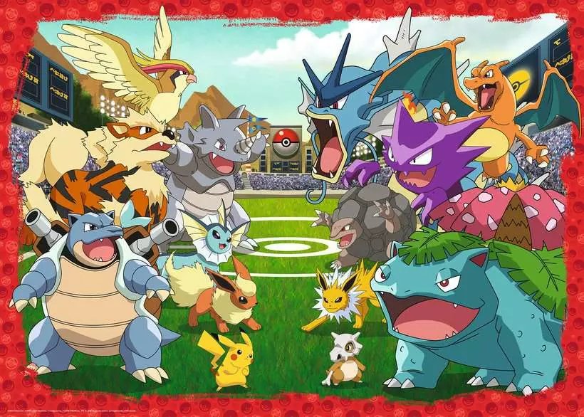 Puzzle  Ravensburger  Pokémon Show De Fuerza 1000 Piezas 12000628