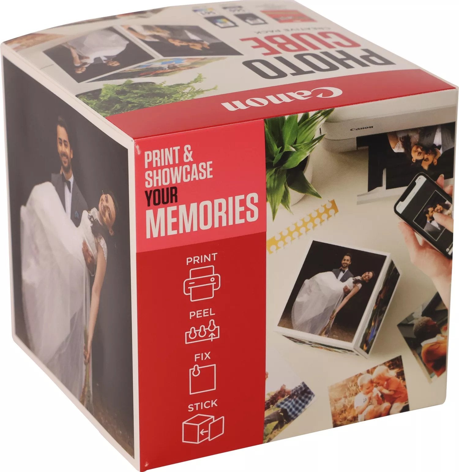 Canon Value Pack Negro / Varios Colores Pg-560+Cl-561 Photo Cube Creative Pack + 13x13 Cm Fotopapier 40 Blatt  360 Copias