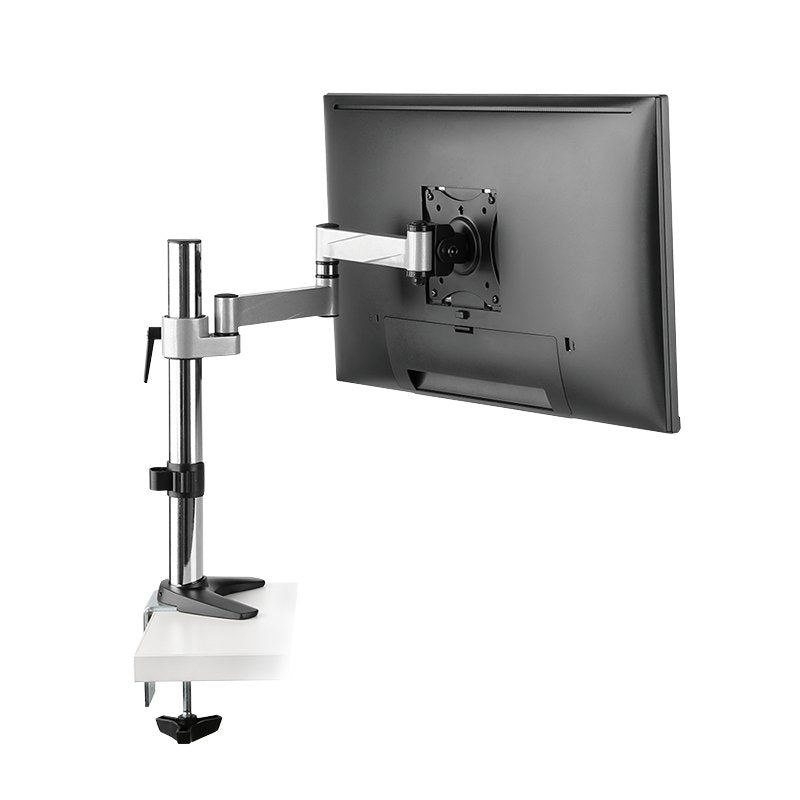 Logilink Bp0076 Soporte De Mesa Para Pantalla Plana 68,6 Cm (27") Abrazadera/Atornillado Negro, Acero Inoxidable
