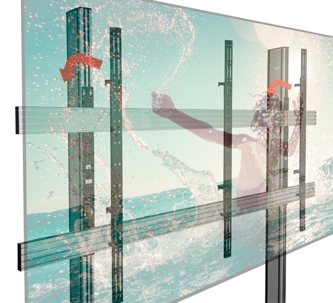 Wall Mounting Bracket System X Rail Mounting