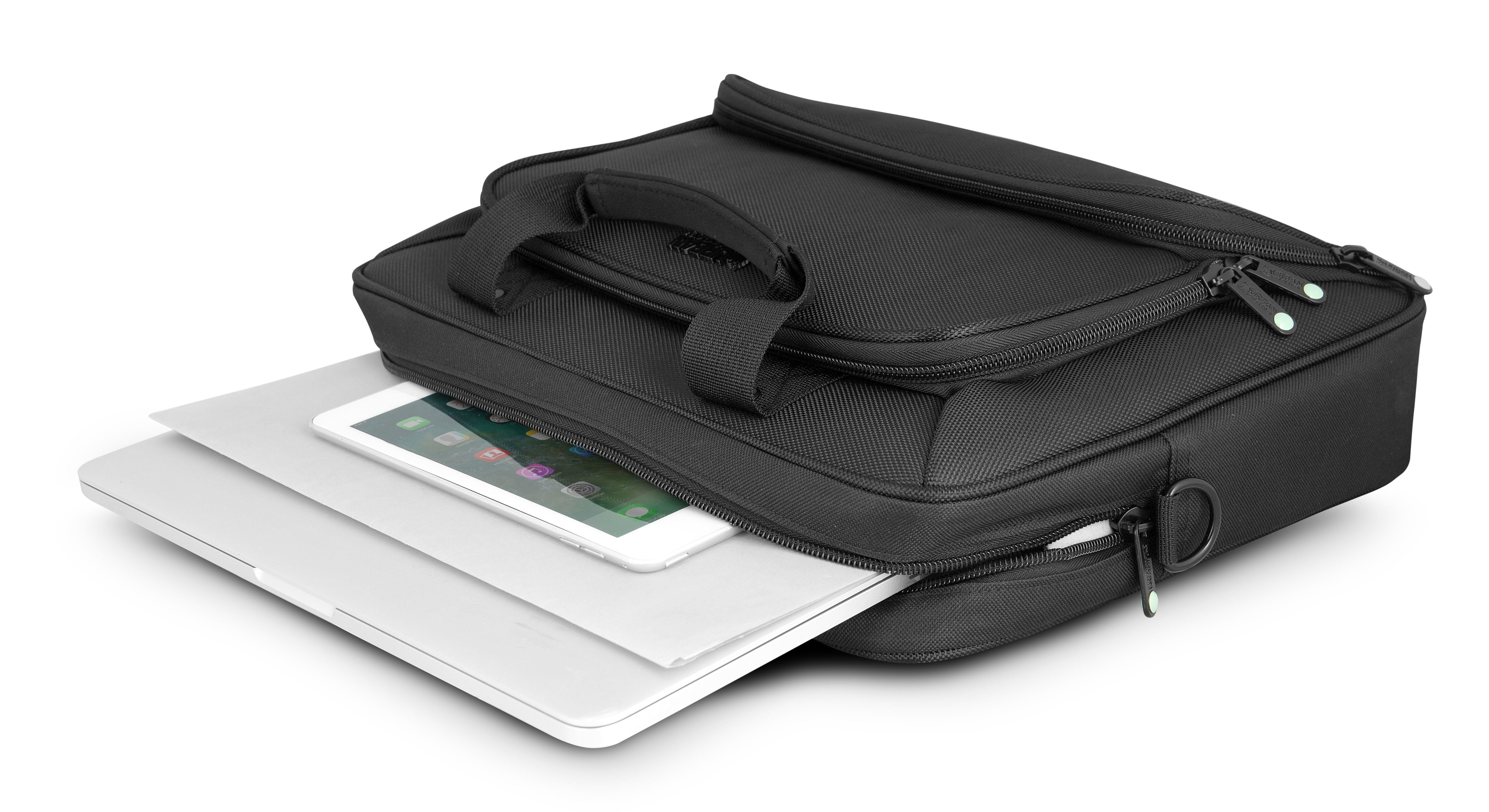 Urban Factory Maletín Negro De Carga Superior Para Portátil Hasta 15.6"