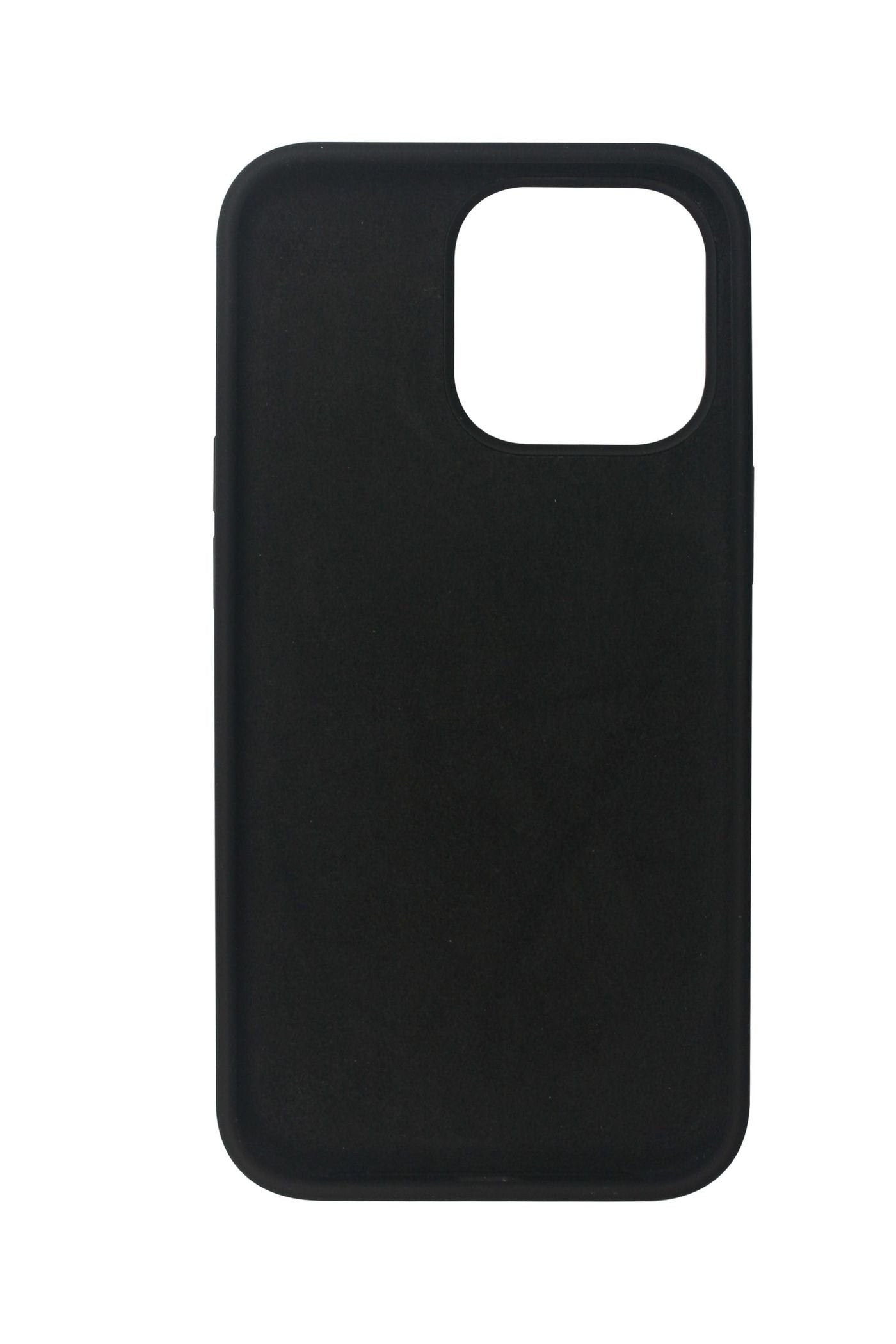 Estuff Black Silk-Touch Silicone Case For Iphone 13 Pro Max Funda Para Smartphone 17 Cm [6.7] Negro