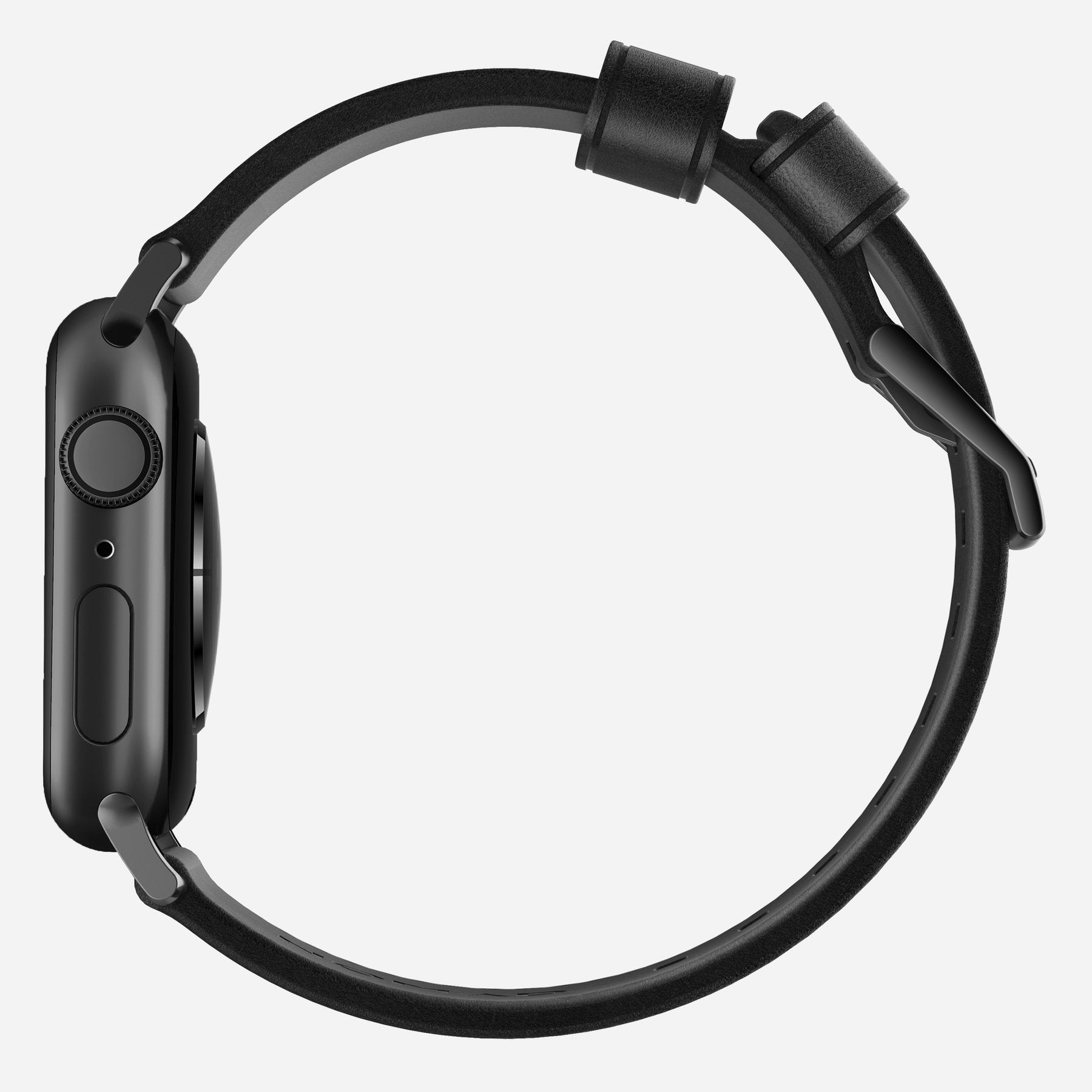 Nomad Strap Modern Lthr. Black Connect. Black 42/44/45/49mm