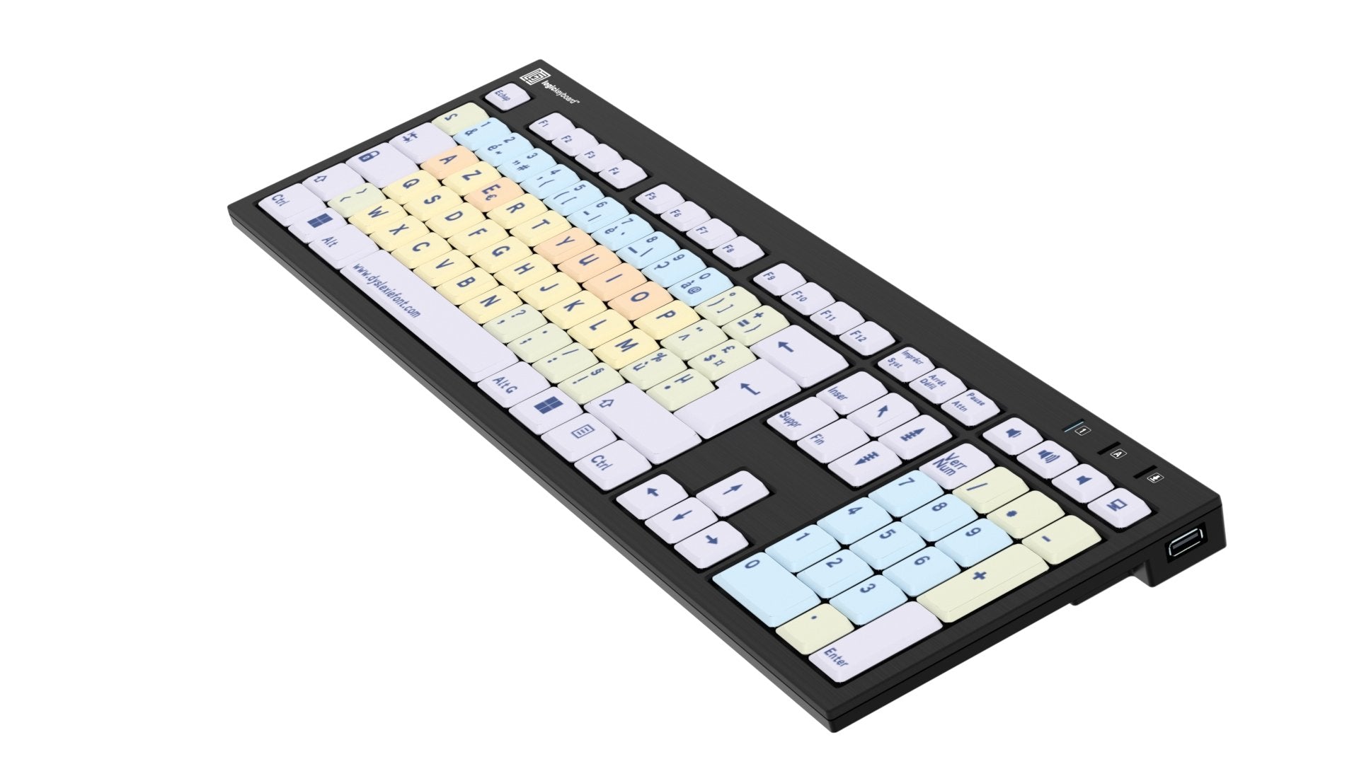Logickeyboard Dyslexie Keyboard Nero Fr (Pc)