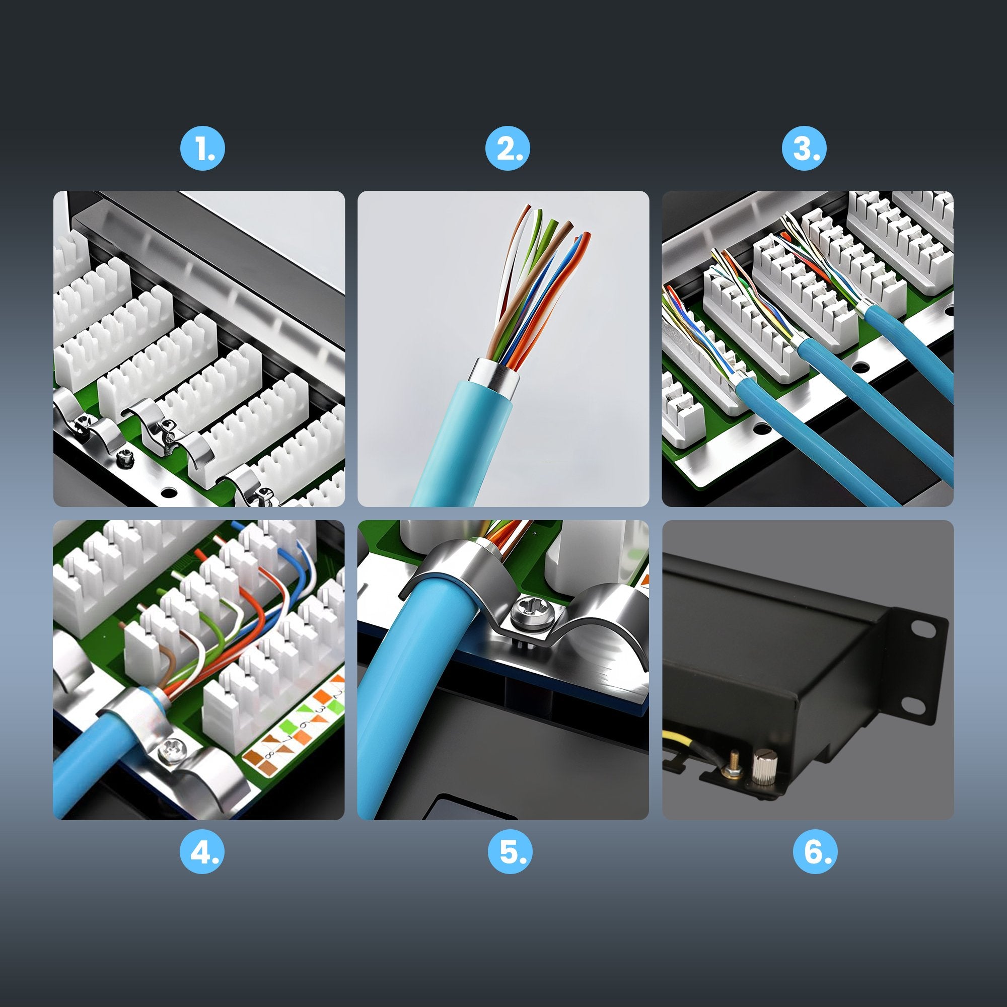 EAN 5902560369830 - Extralink EX.9830 panel de parcheo 1U imagen 10