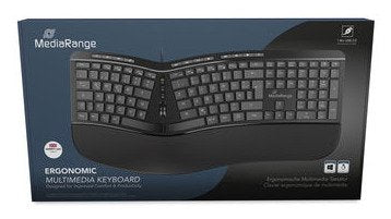 Mediarange Ergon. Multimedia-Teclado 124 Ta. Scr-Rad Uk Sw