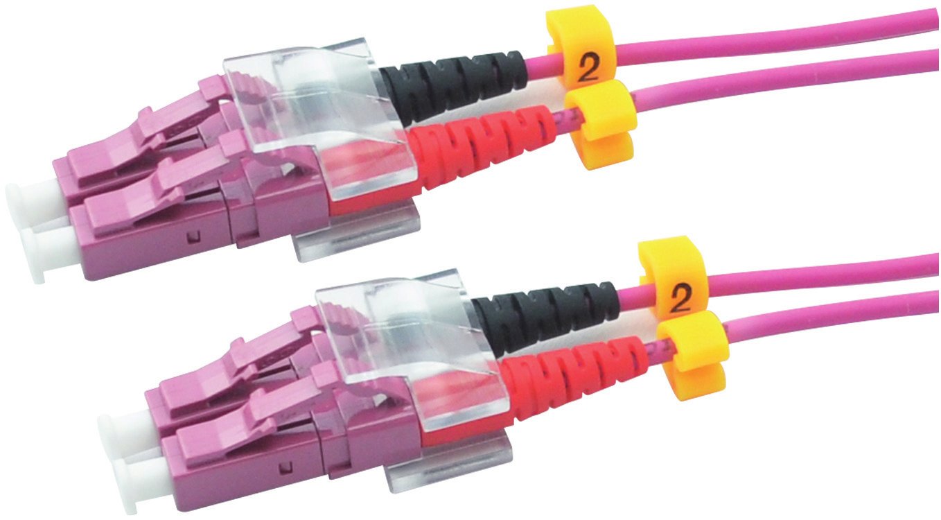 Red 2716-10-0020 Lwl-Duplex Cable De Red Lc Lc 10,0m Om4 Violett