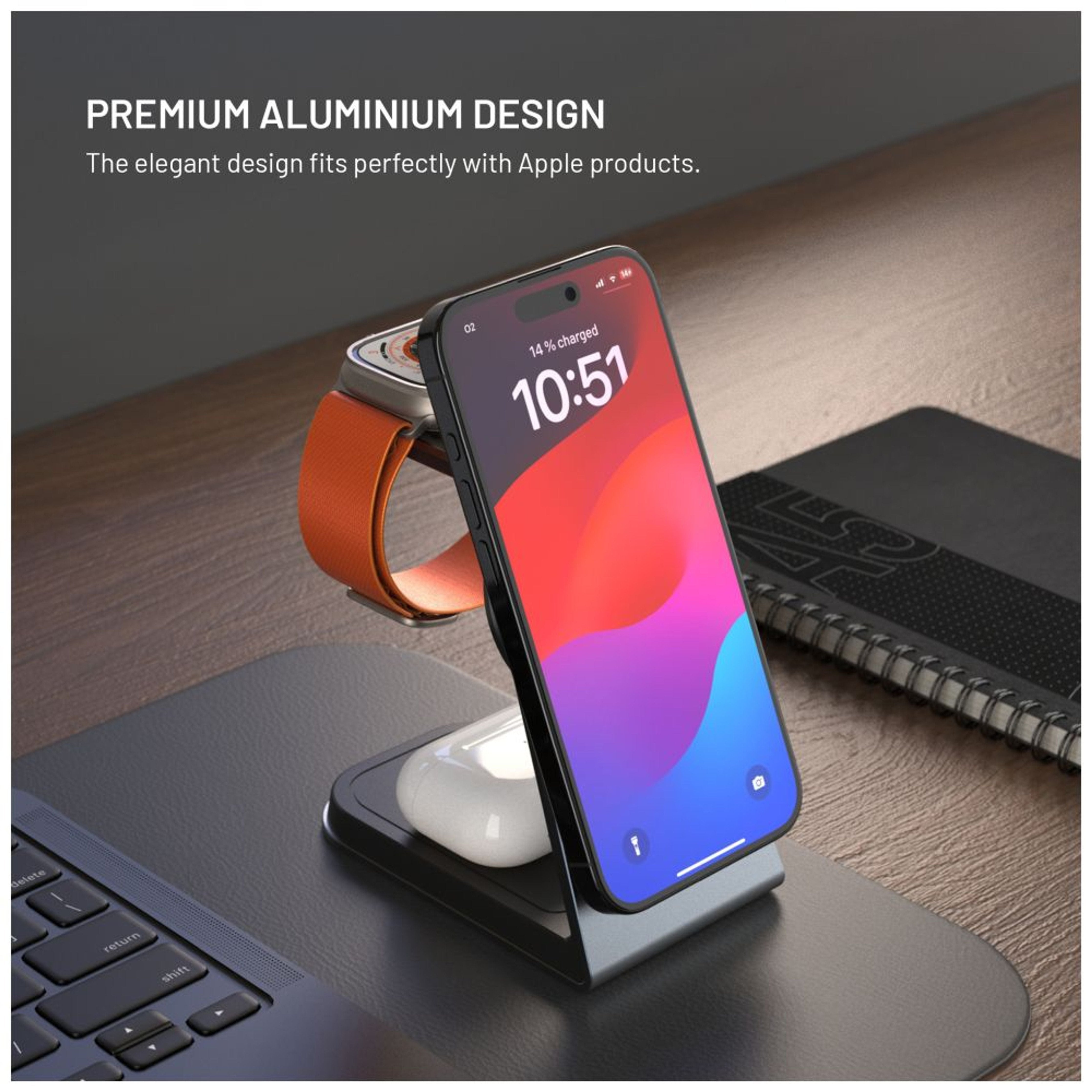 EAN 8591680154234 - FIXED FIXMPOS-AL-GR cargador de dispositivo móvil Smartphone, Reloj inteligente, Auriculares Gris USB Car imagen 9