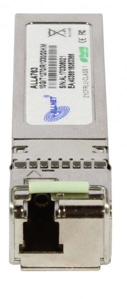 Allnet Switch Modul All4763 Sfp+(Mini-Gbic), 10gbit, B(Bidi)A/Lc, Tx1270nm/Rx1330nm, 9u, 20km,
