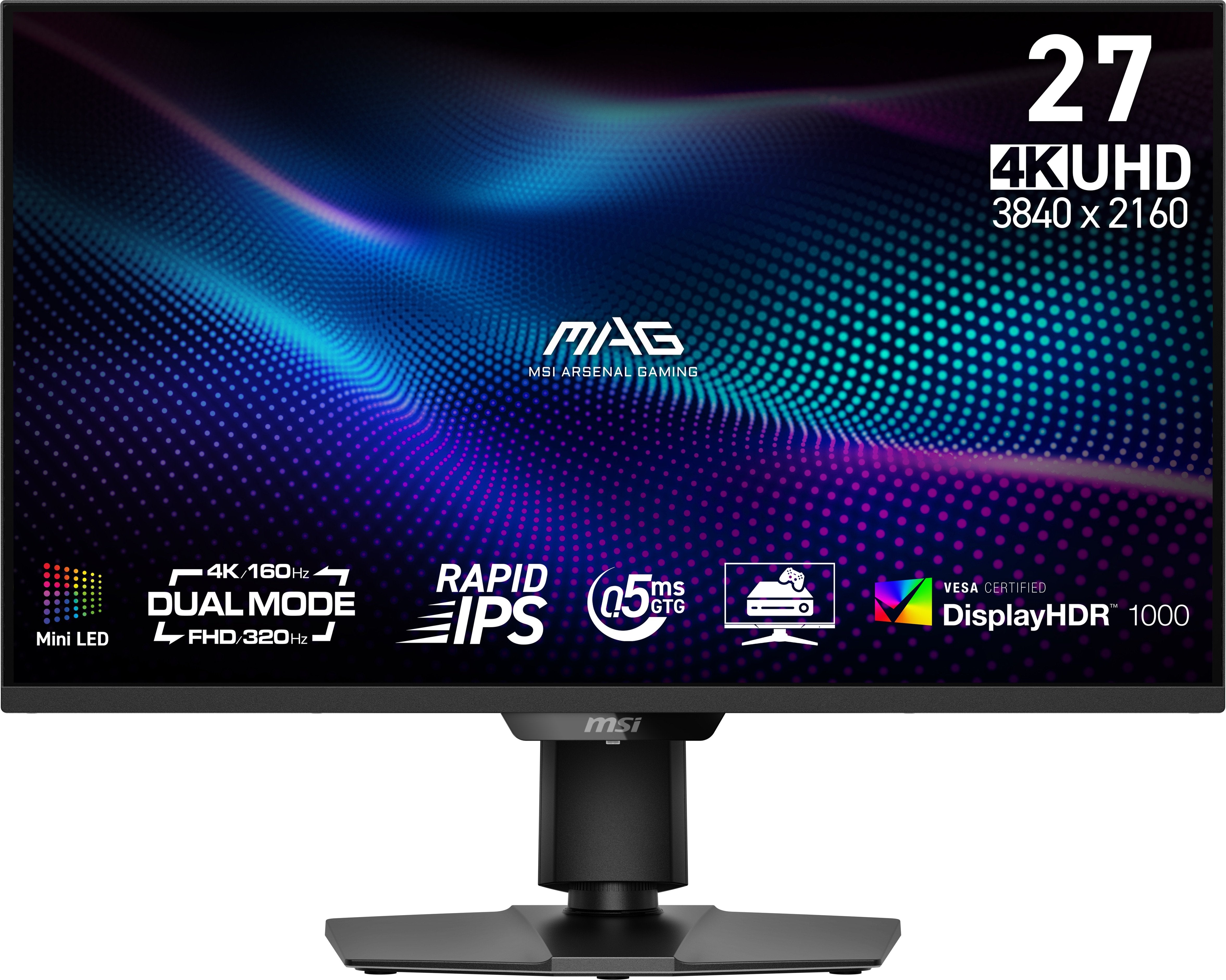 EAN 4711377299022 - MSI MAG 274UPDFDE E16M pantalla para PC 68,6 cm (27") 3840 x 2160 Pixeles 4K Ultra HD LED Negro imagen 1