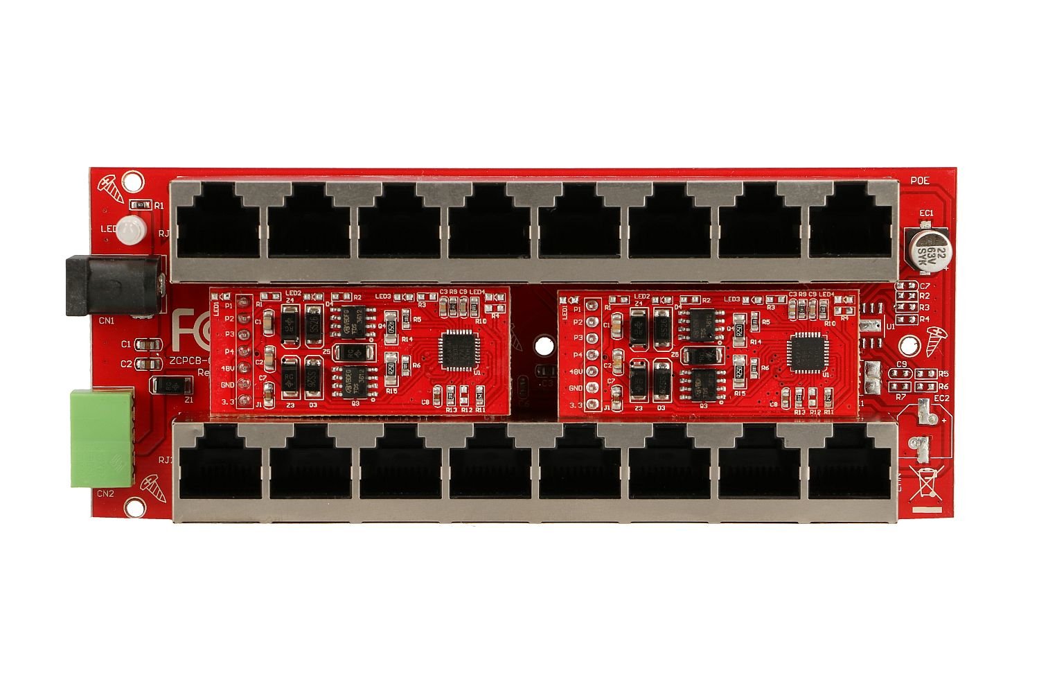EAN 5903148912561 - Extralink ACTIVE POE INJECTOR 8 PORT GIGABIT 802.3AT/AF MODE A - 1 Gbps - 8-Port Gigabit Ethernet 48 V imagen 6