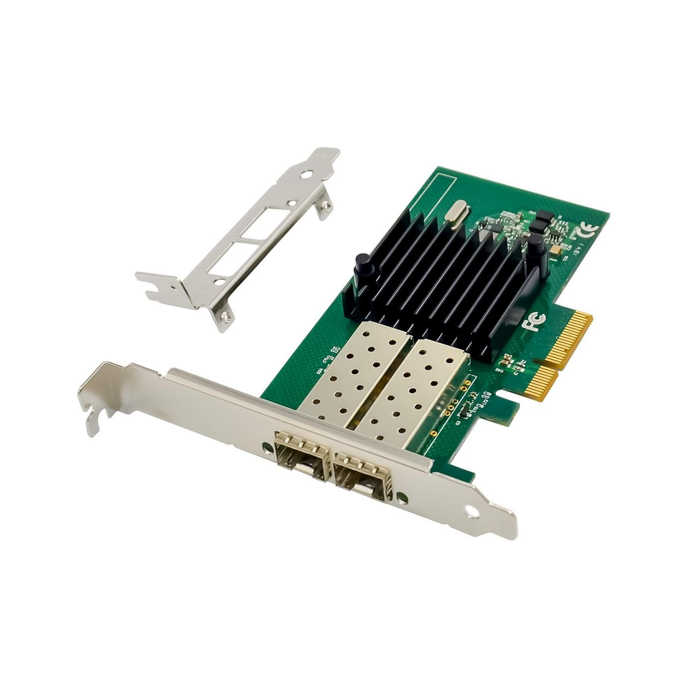 Network Card Pcie X4 I350-F2  Dual- 1gbe Sfp