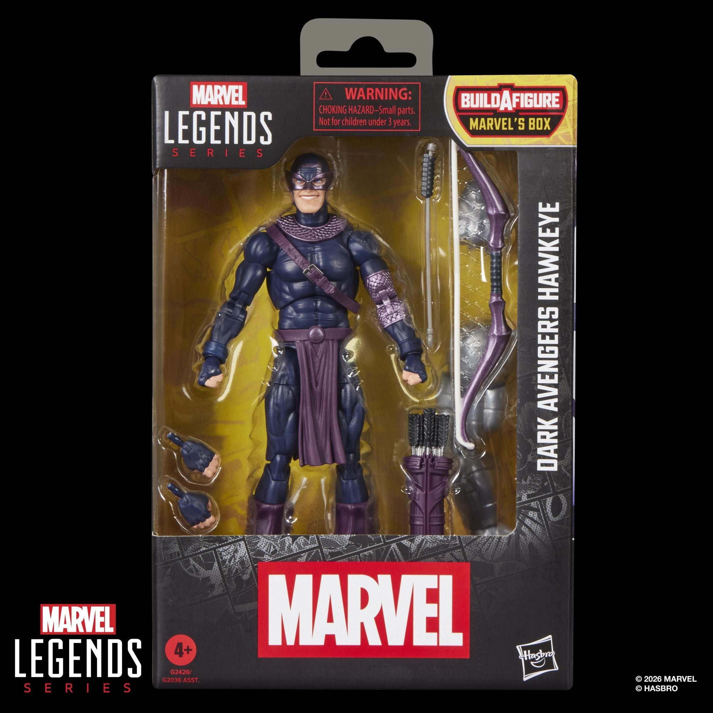 Figura Dark Avengers Hawkeye Marvel Legends Series 15cm