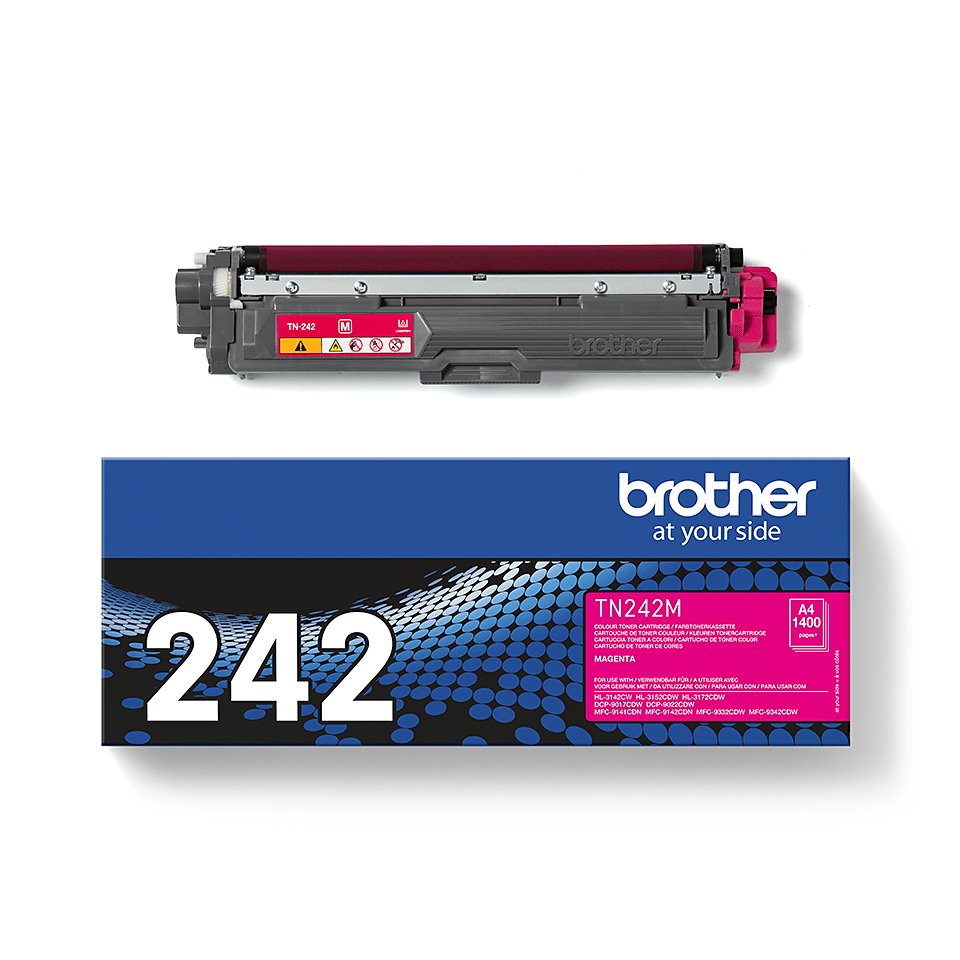 EAN 4977766745611 - Brother TN-242M cartucho de tóner 1 pieza(s) Original Magenta imagen 3