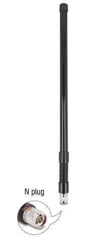 Delock Wifi 5,8 Ghz Antena N Macho 7 Dbi Omnidireccional Con Stahlfeder Schwa