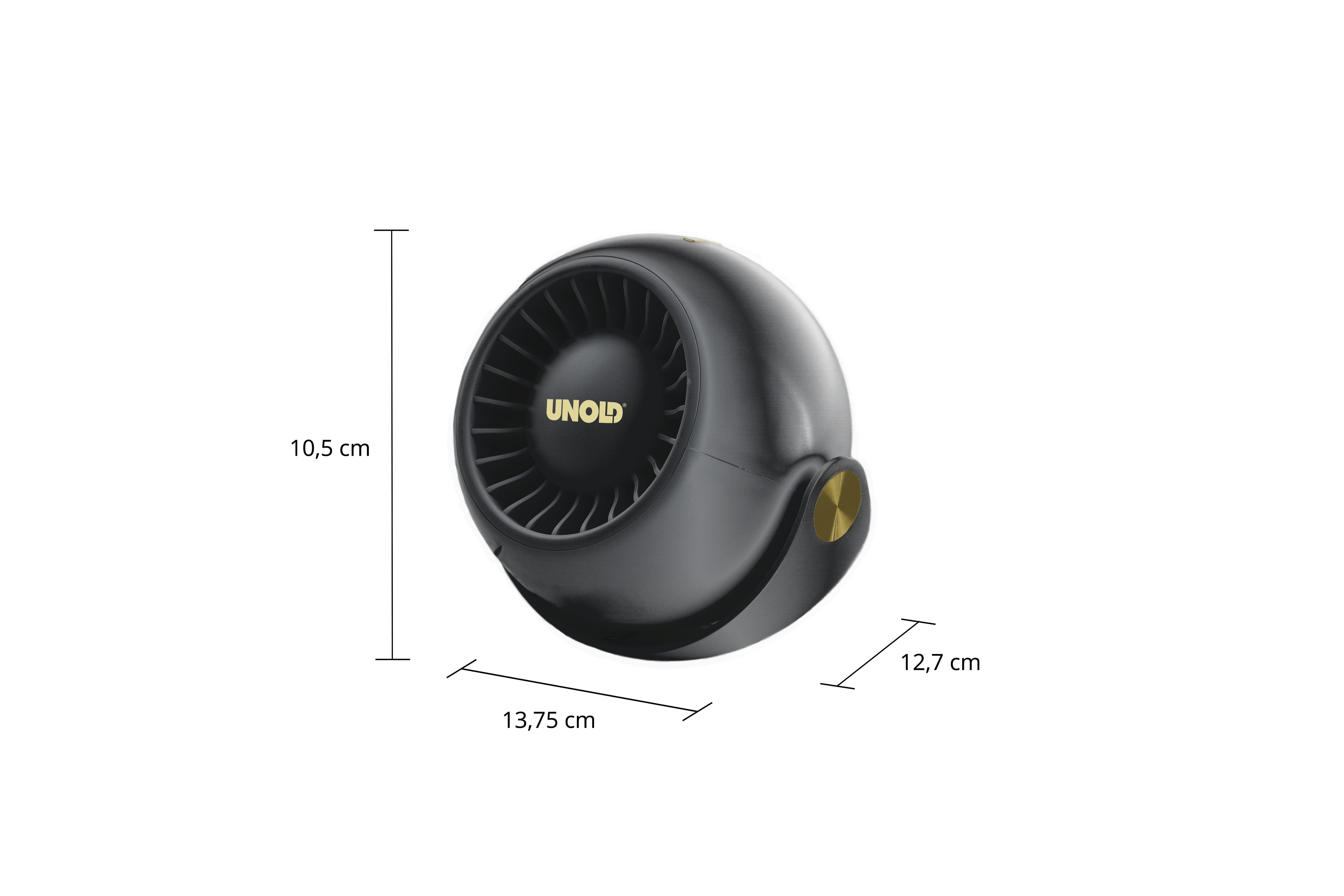86675 Breezy Bowl Akku-Ventilator Sw 6w 3 Geschwindigkeitsstufen Ø9cm