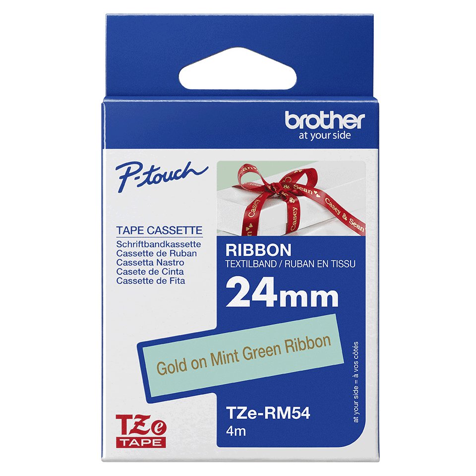 Brother Tze-Rm54 Cinta Para Impresora Oro