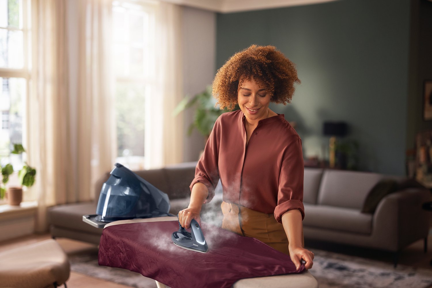 EAN 8720389001697 - Philips PSG7130/20 estación plancha al vapor 2100 W 1,8 L Suela SteamGlide Elite Gris imagen 8