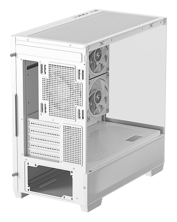 Deepcool Cg380 3f, Caja Torre Blanca, Vidrio Templado X 2 R-Cg380-Whagm3-G