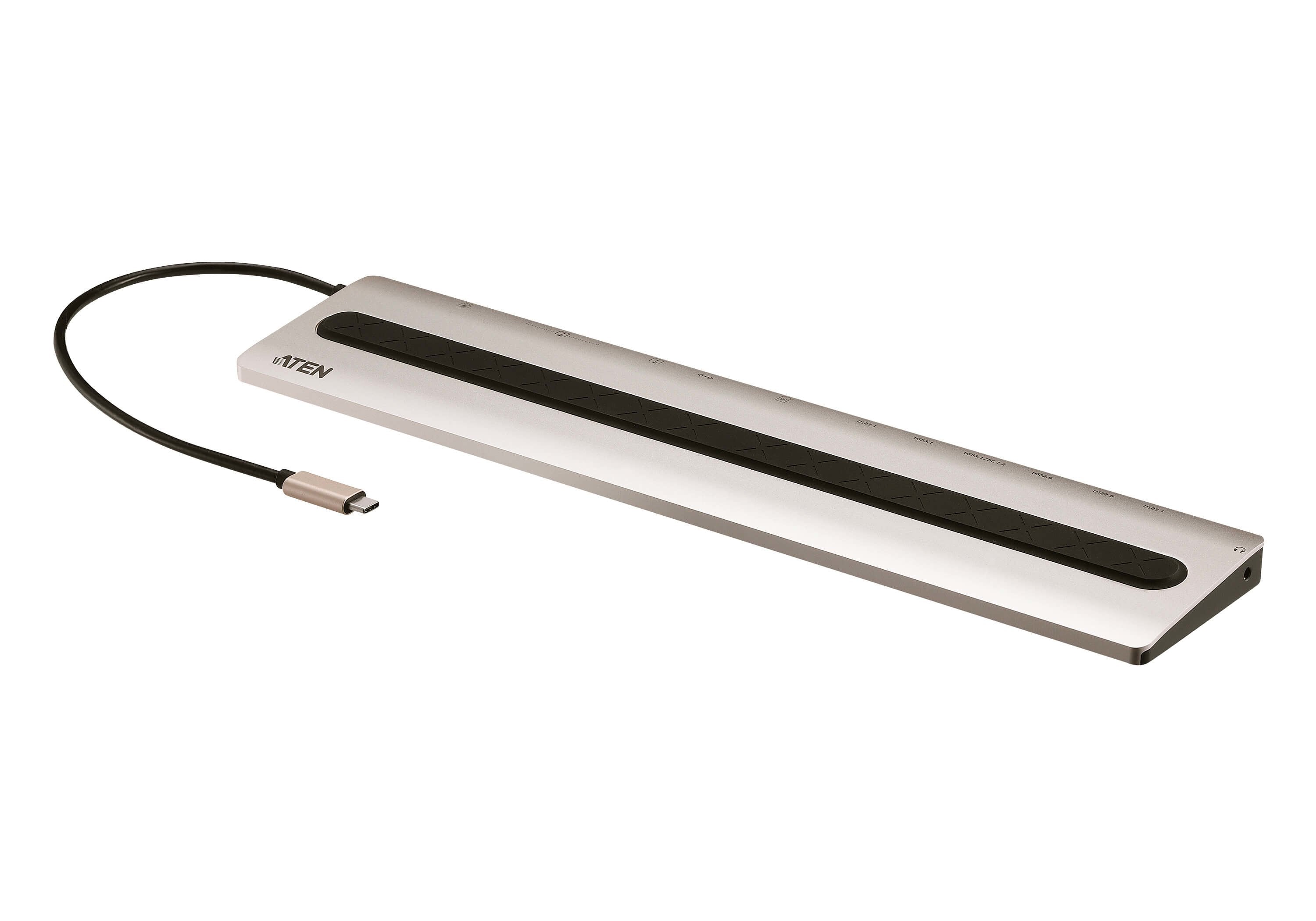 Aten Uh3237 Estación De Acoplamiento Multipuerto Usb-C Con Paso De Alimentación