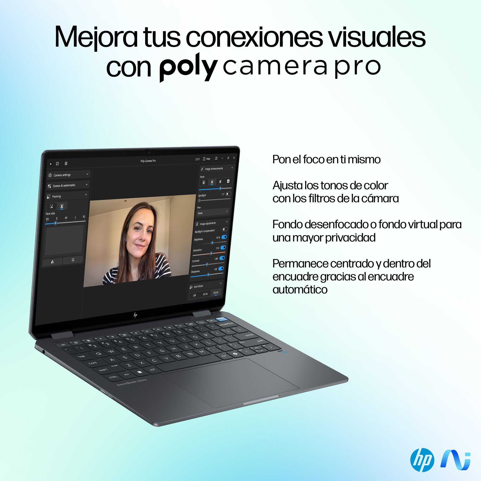 EAN 198828974846 - HP OmniBook Ultra Flip 14-fh0006ns Copilot+ PC Intel Core Ultra 7 258V Híbrido (2-en-1) 35,6 cm (14") Pant imagen 13