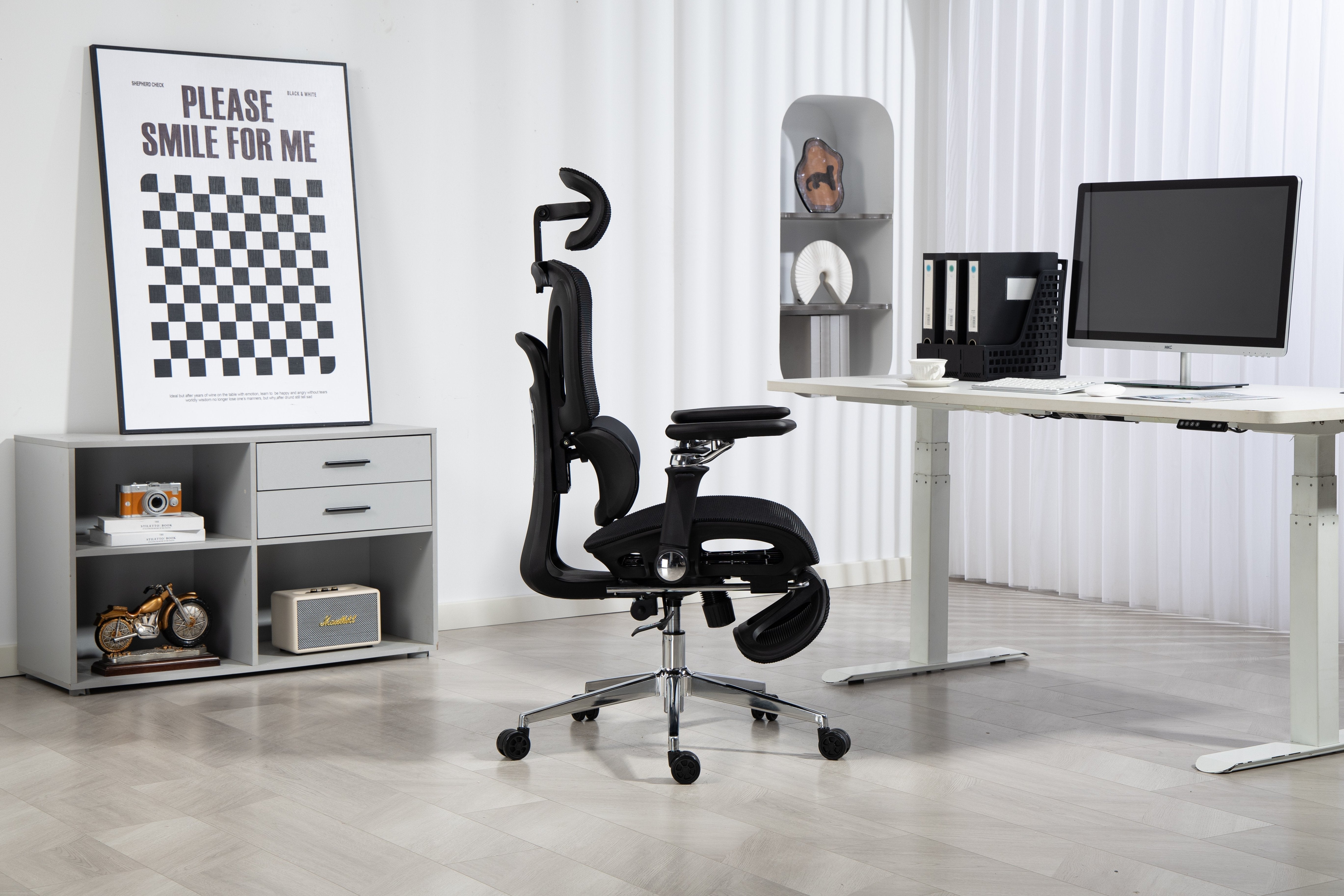 EAN 5901443391562 - Activejet YK848 BK silla de oficina y de ordenador Asiento de malla Respaldo de malla imagen 54