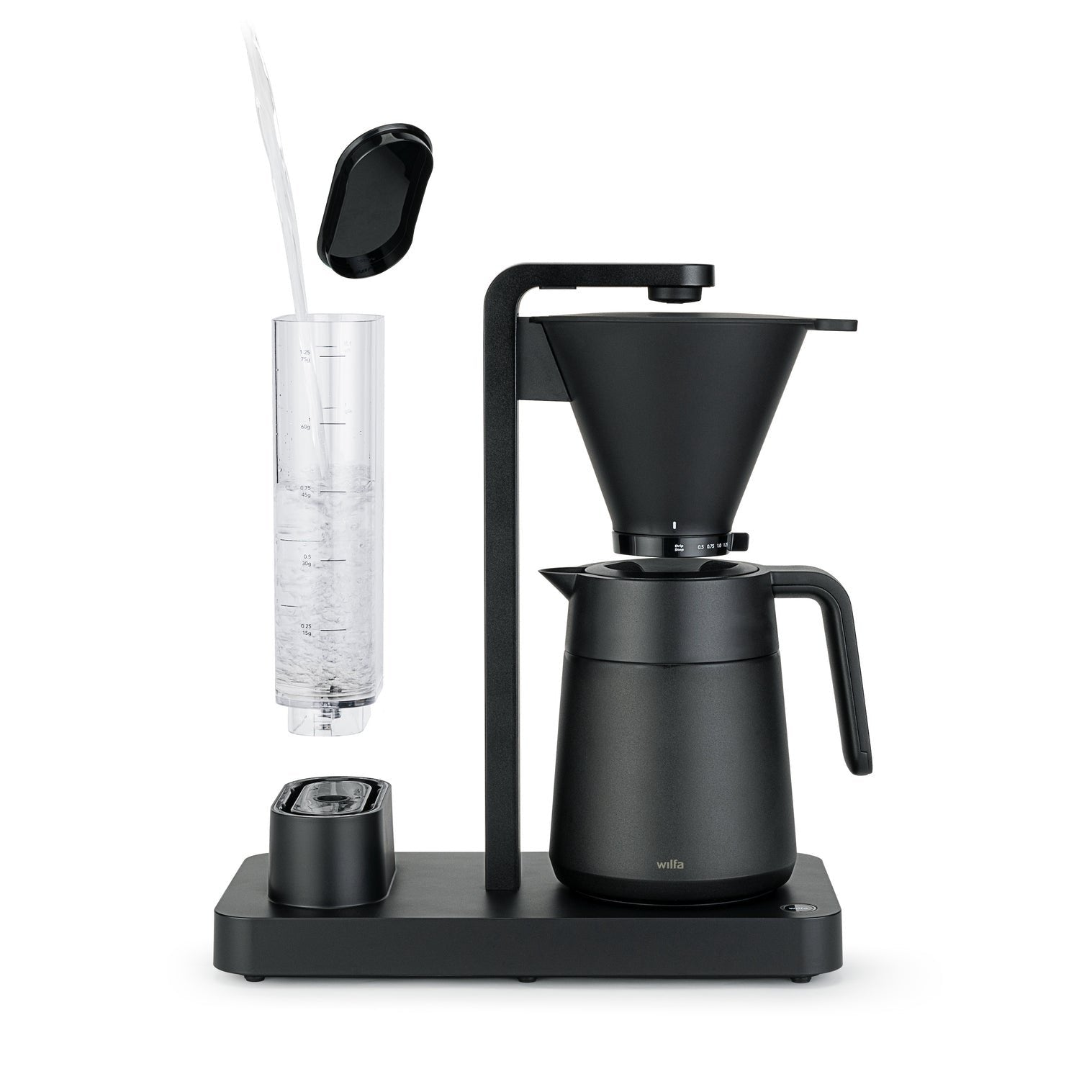 Wilfa Performance Thermo  (Negro, 1800 Watt, 1,25 L/10 Tassen) 602278