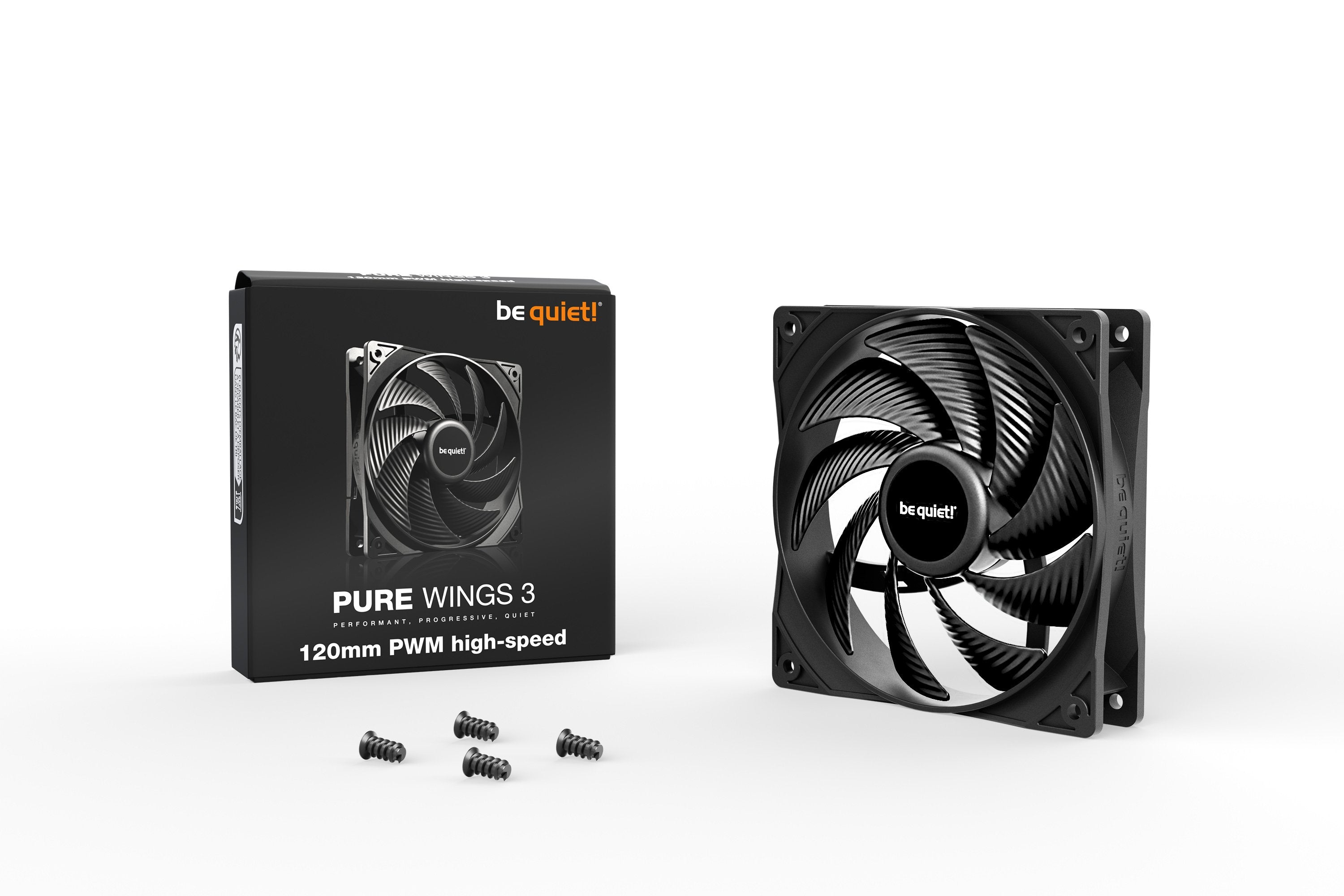 EAN 4260052190784 - be quiet! Pure Wings 3 120mm PWM high-speed Carcasa del ordenador Ventilador 12 cm Negro 1 pieza(s) imagen 3