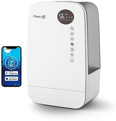 EAN 8718546312182 - CLEAN AIR CA-607W humidificador 5,5 L Blanco 25 W imagen 1