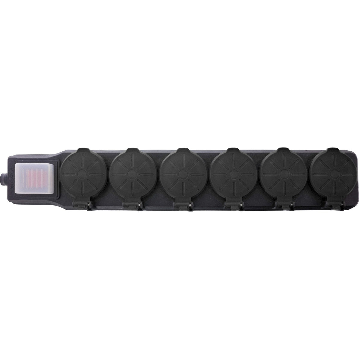 Inline® Outdoor Power Strip, 6 Port Type F German, Ip44, With Power-Switch, 5m